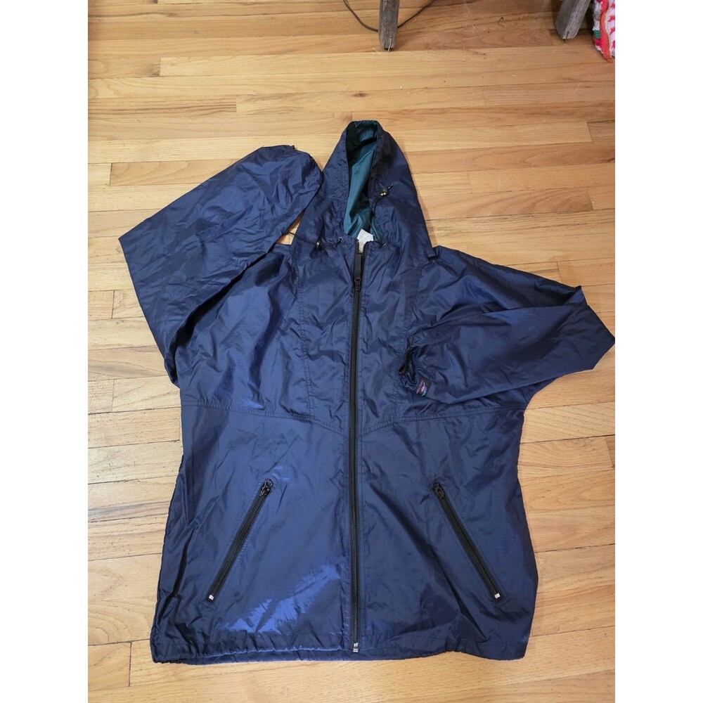 Vintage Helly Hansen Windbreaker Nylon Hooded Outer Shell Lightweight sz medium